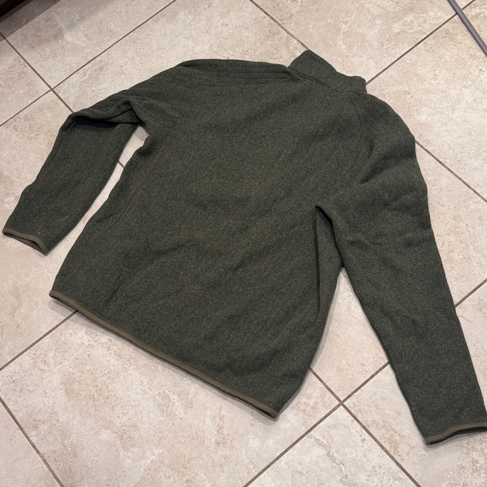 NWOT Patagonia Green Zip Up Sweater - Picture 4 of 4